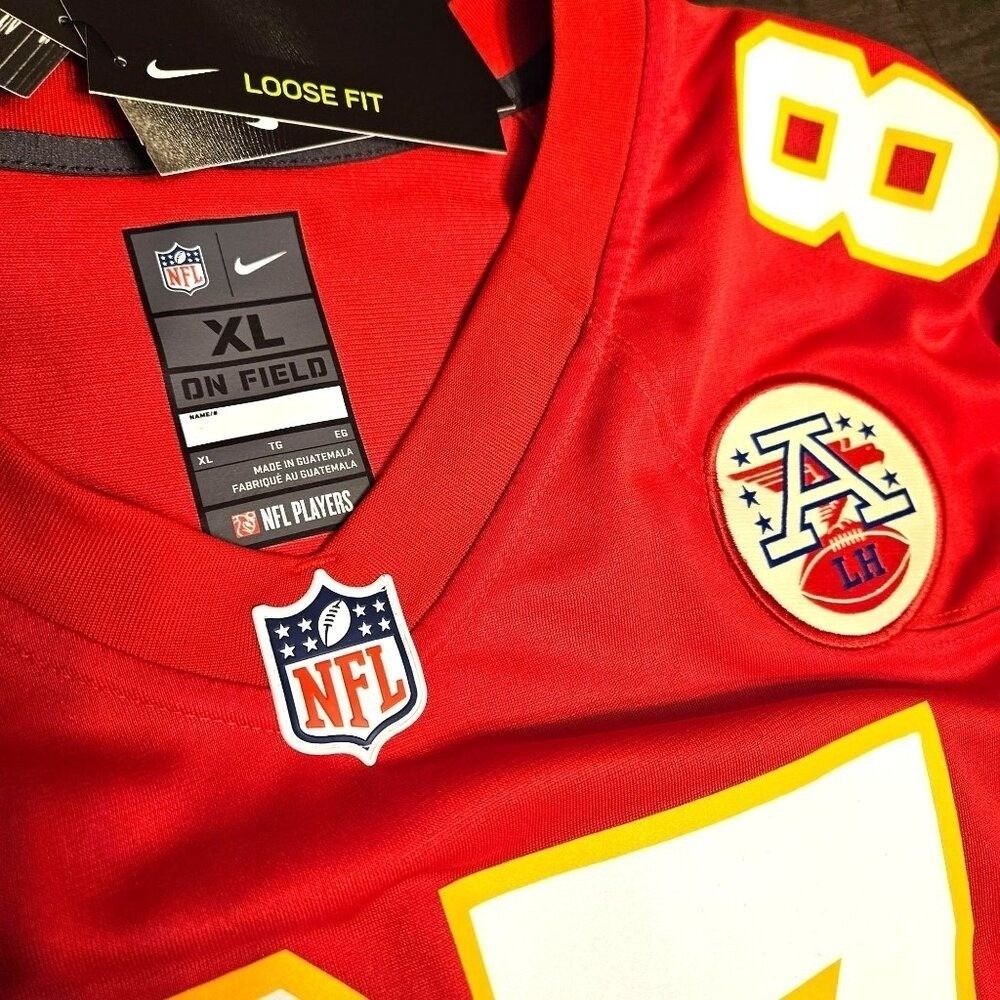 Chiefs‎ Jersey Travis Kelce 87 NFL Nike Men's XL NWT - Picture 9 of 9